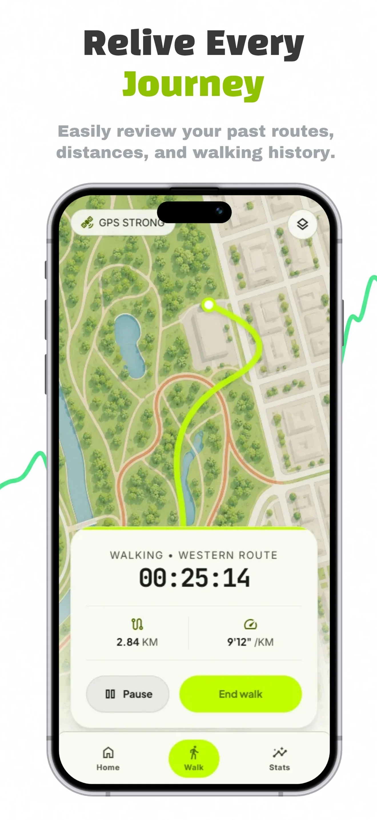 NaturePace – Walking & GPS Tracker App Template aperçu 3