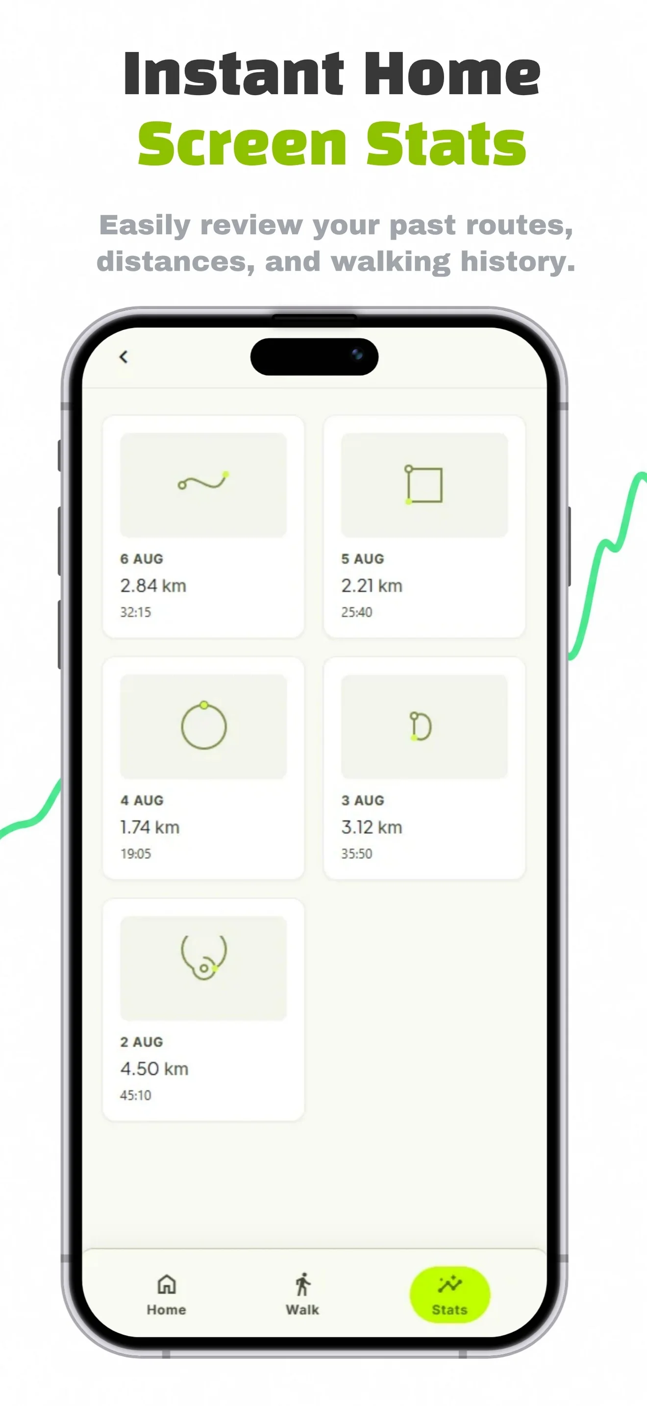 NaturePace – Walking & GPS Tracker App Template aperçu 4