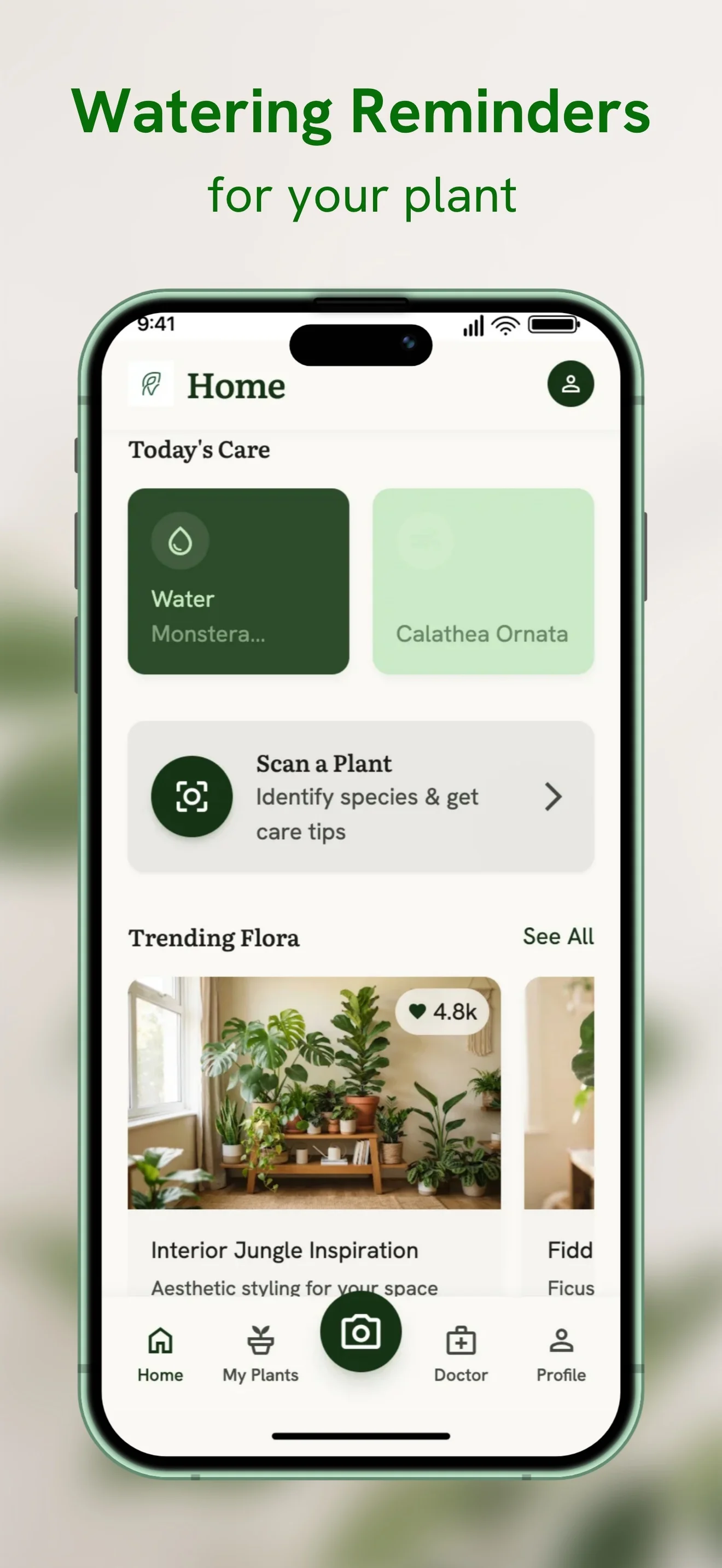 Pratinjau Plantr - Clean & Modern Plant Care App Screenshots 2